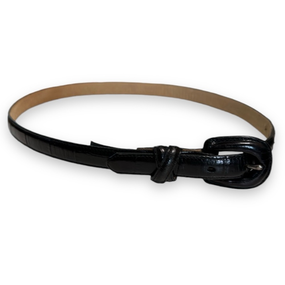 BRIGHTON Brown Leather Belt - Size Medium